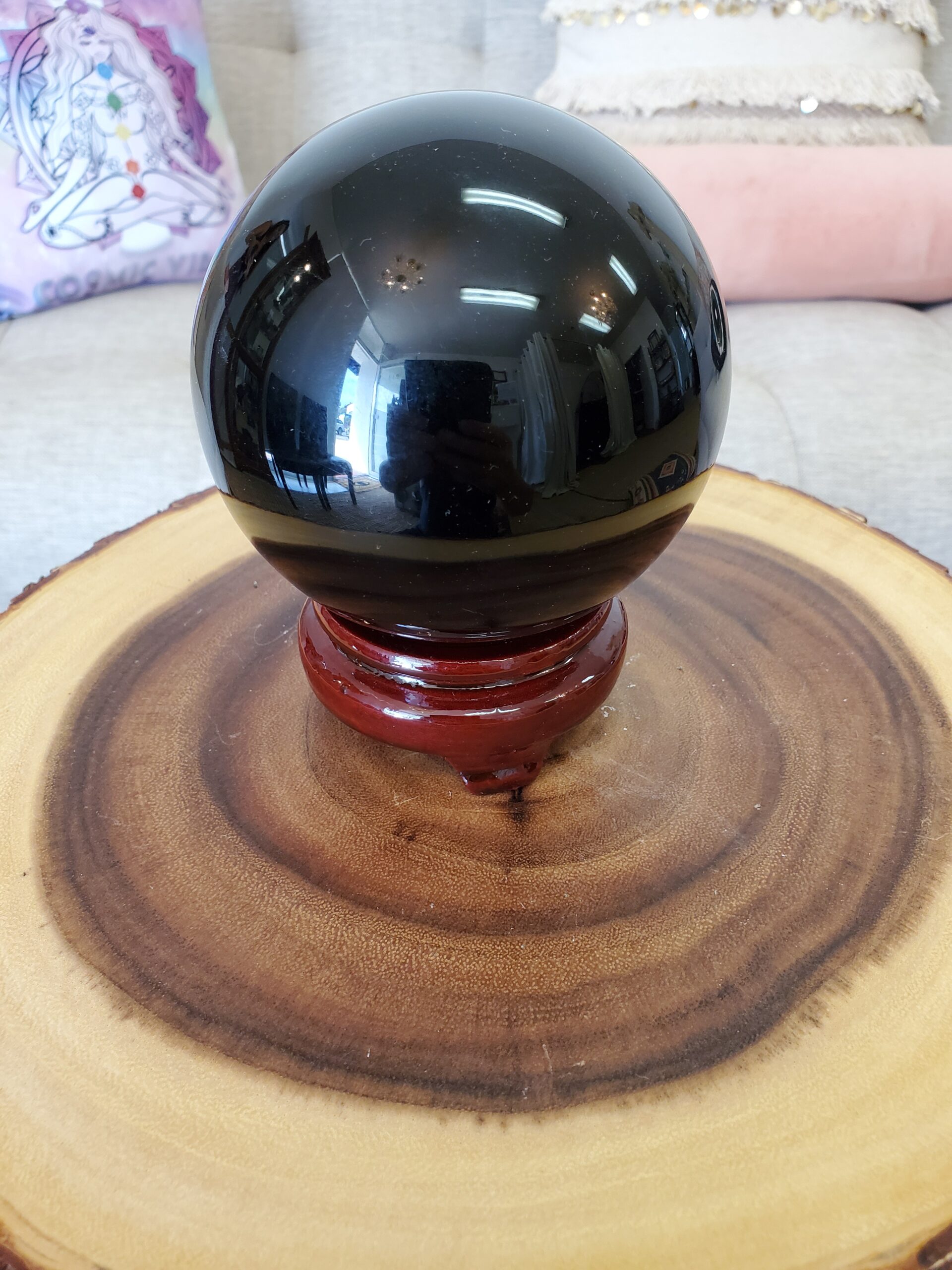 BlackObsidian Sphere for protection